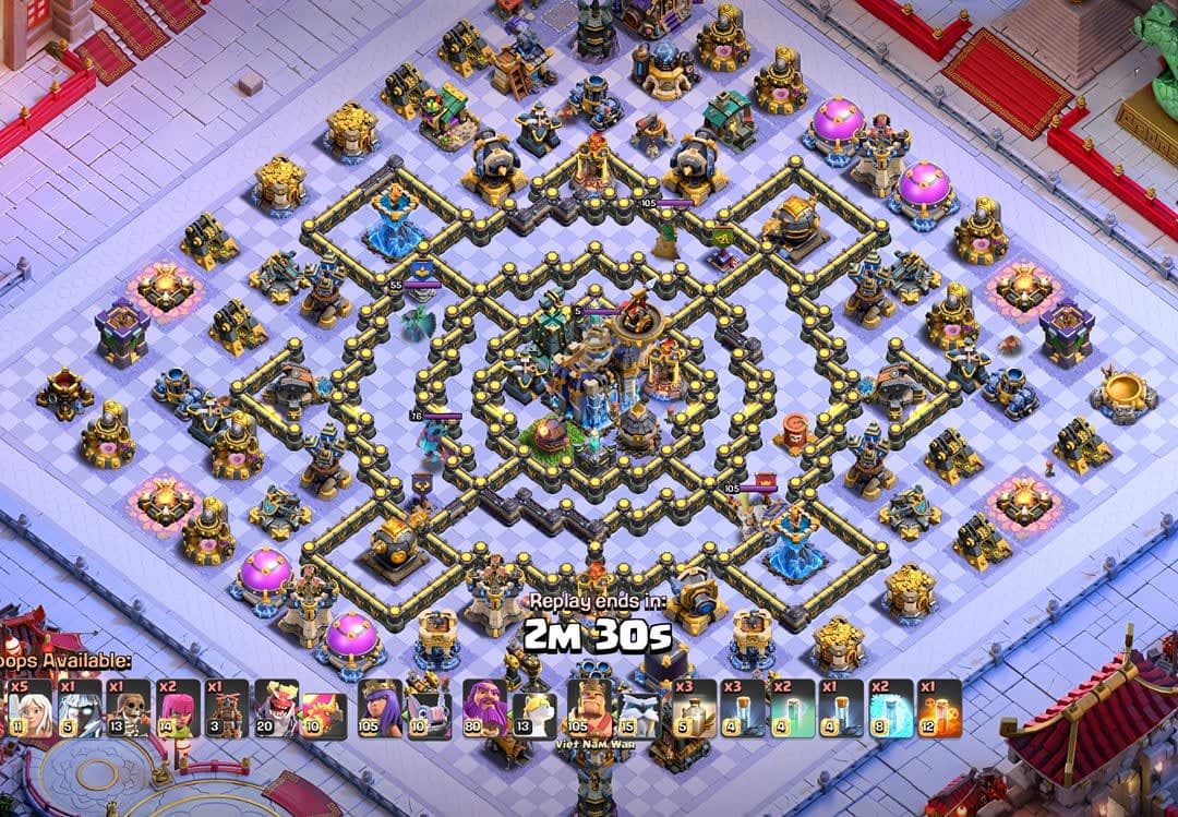 Concentric Diamond Fortress